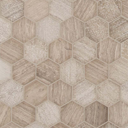 Honey Comb Hexagon MSI Tiles
