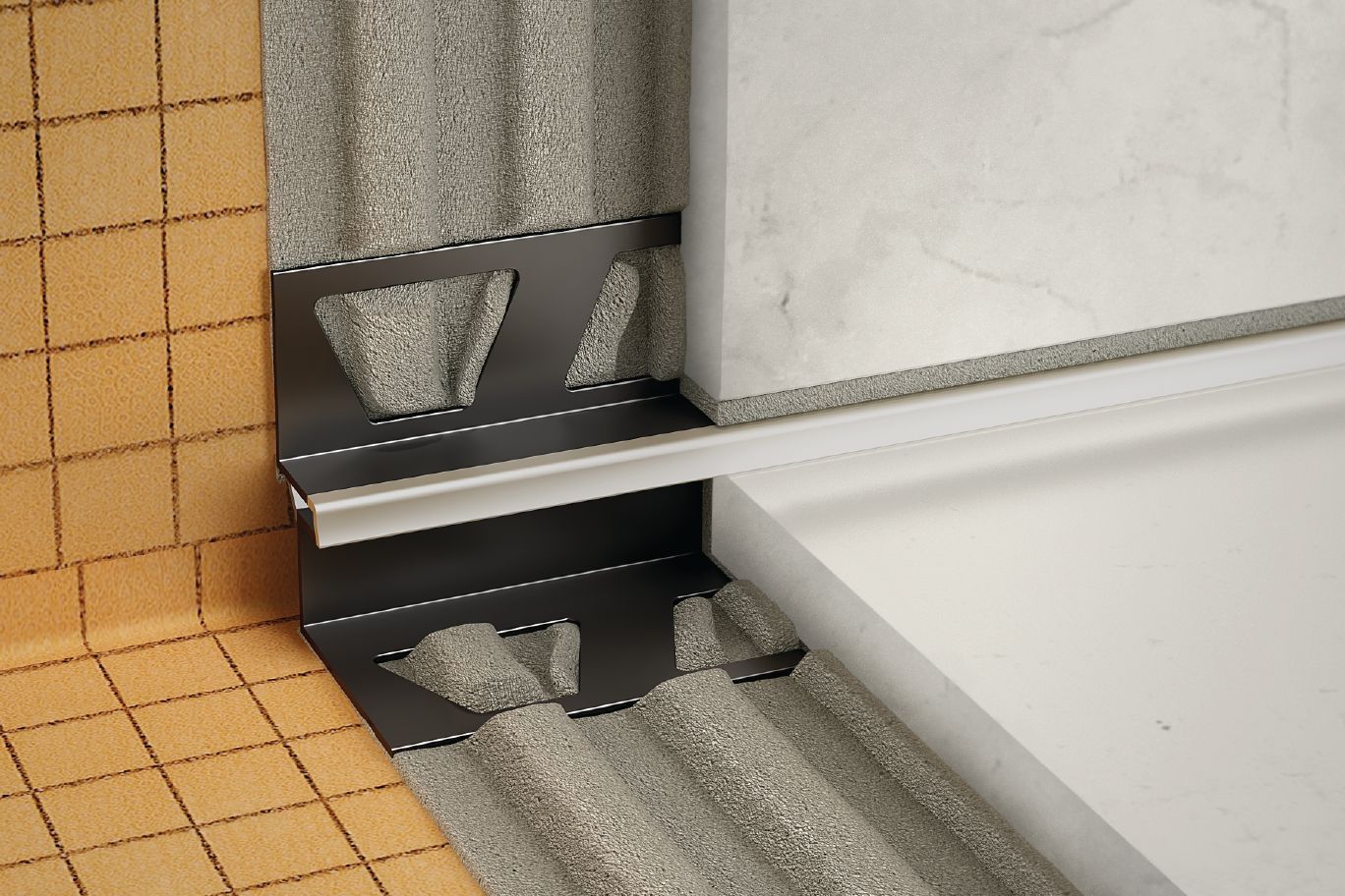 Schluter®-DILEX-EKE Movement Joint Profile For Inside Wall Corners, Fl ...