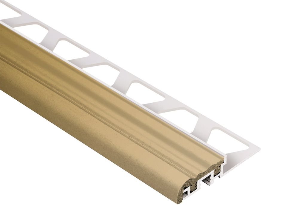 MAGMASCHLUTER SYSTEMS Schluter®-TREP-SE-S-B Stair-nosing profile with slip-resistant, thermoplastic rubber wear surface aluminumlight beige8 mm (5/16")-26 mm (1-1/32")-150 cm (4' 11")SCHLUTER SYSTEMS Schluter®-TREP-SE-S-B Stair-nosing profile with slip-resistant, thermoplastic rubber wear surface