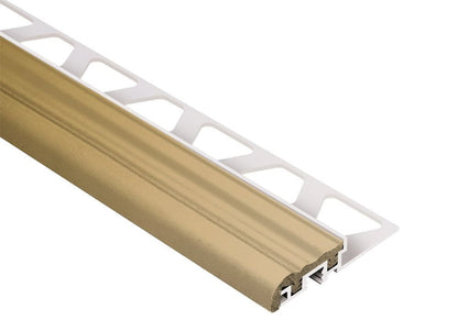 MAGMASCHLUTER SYSTEMS Schluter®-TREP-SE-S-B Stair-nosing profile with slip-resistant, thermoplastic rubber wear surface aluminumlight beige8 mm (5/16")-26 mm (1-1/32")-150 cm (4' 11")SCHLUTER SYSTEMS Schluter®-TREP-SE-S-B Stair-nosing profile with slip-resistant, thermoplastic rubber wear surface