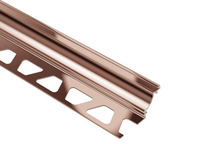 MAGMASCHLUTER SYSTEMS Schluter®-DILEX-AHK Cove-shaped profile for inside wall corners and floor/wall transitions aluminumpolished copper anodized8 mm (5/16")-250 cm (8' 2-1/2")SCHLUTER SYSTEMS Schluter®-DILEX-AHK Cove-shaped profile for inside wall corners and floor/wall transitions