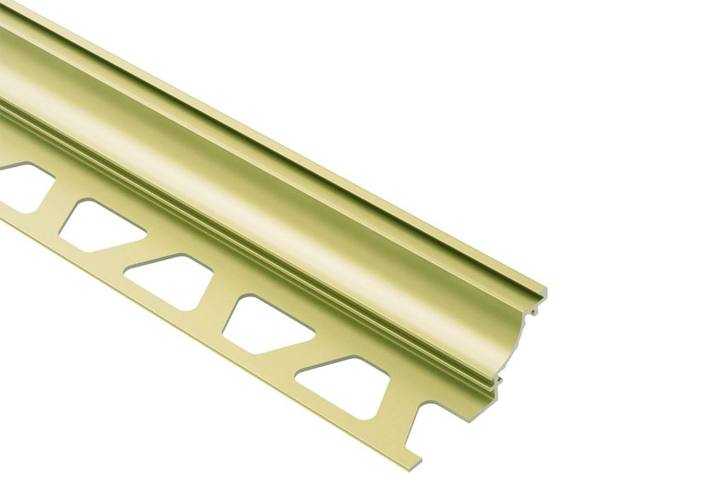 MAGMASCHLUTER SYSTEMS Schluter®-DILEX-AHK Cove-shaped profile for inside wall corners and floor/wall transitions aluminumsatin brass anodized8 mm (5/16")-250 cm (8' 2-1/2")SCHLUTER SYSTEMS Schluter®-DILEX-AHK Cove-shaped profile for inside wall corners and floor/wall transitions