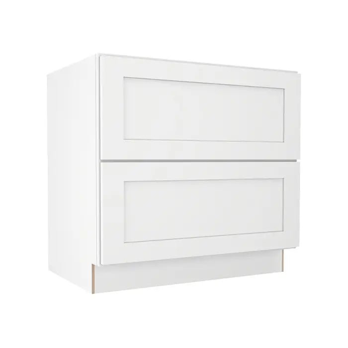 Highland Cabinets2-Drawer Base Cabinet - 2 Drawers - Shaker Kitchen Cabinet White2DB242-Drawer Base Cabinet - 2 Drawers - Shaker Kitchen Cabinet