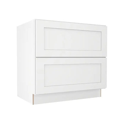 Highland Cabinets2-Drawer Base Cabinet - 2 Drawers - Shaker Kitchen Cabinet White2DB242-Drawer Base Cabinet - 2 Drawers - Shaker Kitchen Cabinet