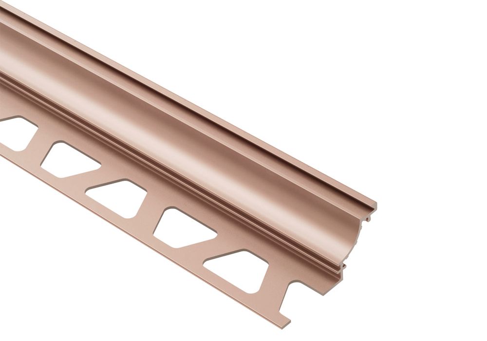 MAGMASCHLUTER SYSTEMS Schluter®-DILEX-AHK Cove-shaped profile for inside wall corners and floor/wall transitions aluminumsatin copper anodized12.5 mm (1/2")-250 cm (8' 2-1/2")SCHLUTER SYSTEMS Schluter®-DILEX-AHK Cove-shaped profile for inside wall corners and floor/wall transitions