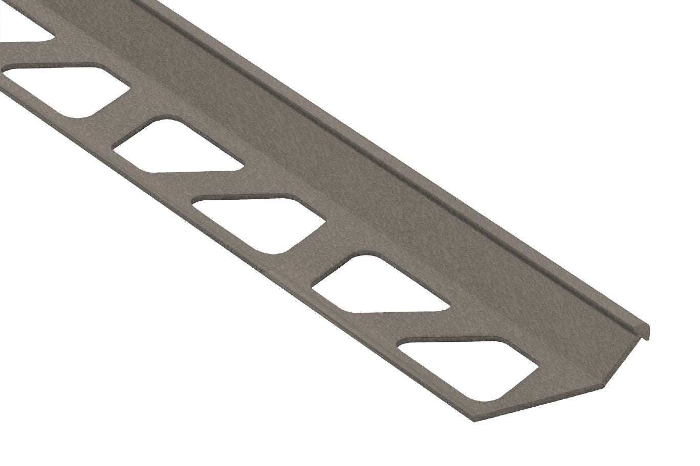 MAGMASCHLUTER SYSTEM Schluter®-FINEC Finishing and edge-protection profile with a minimalist design aluminumstone grey11 mm (7/16")SCHLUTER SYSTEM Schluter®-FINEC Finishing and edge-protection profile with a minimalist design