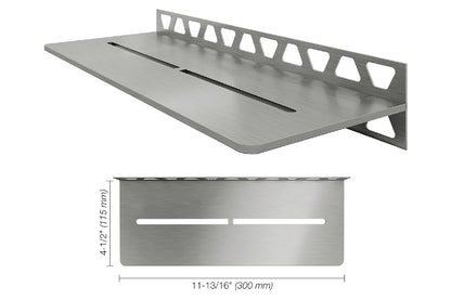 SCHLUTER SYSTEMSSchluter®-SHELF-W Rectangular shelf for tiled walls stainless steel V2Abrushed stainless steelpureSchluter®-SHELF-W Rectangular shelf for tiled walls