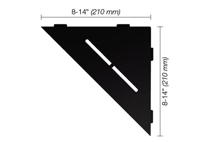 Schluter®-SHELF-E Corner shelf designed for tiled walls