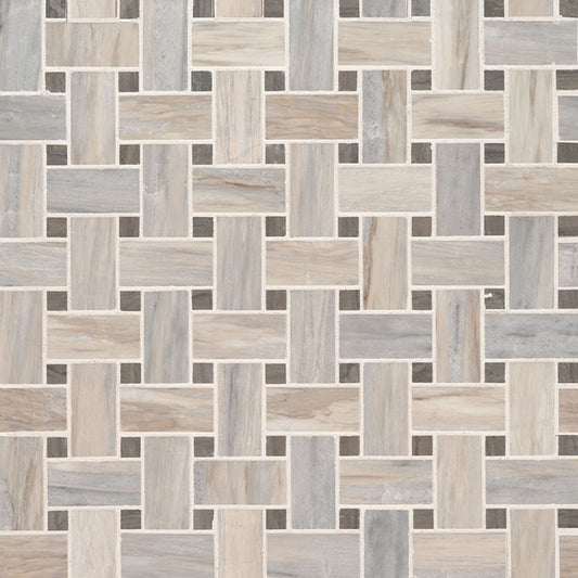 Angora Basketweave MSI Tiles