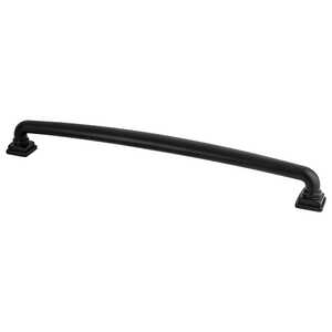 BerensonBerenson 12" Tailored Traditional Appliance Pull, Matte Black Berenson 12" Tailored Traditional Appliance Pull, Matte Black