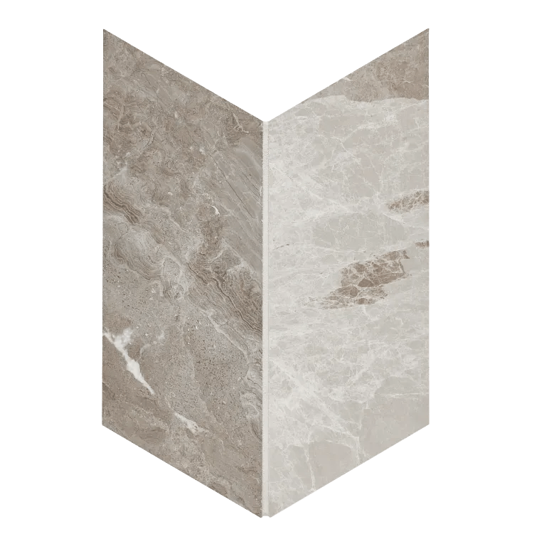 MAGMA Store & ServicesARIZONA TILE Atlantic Grey Natural Stone Mosaics Large ChevronHonedARIZONA TILE Atlantic Grey Natural Stone Mosaics