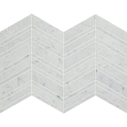 MAGMA Store & ServicesARIZONA TILE Chevron Marble Tile Calacatta16 x 10-3/8 Mesh SheetPolishedARIZONA TILE Chevron Marble Tile