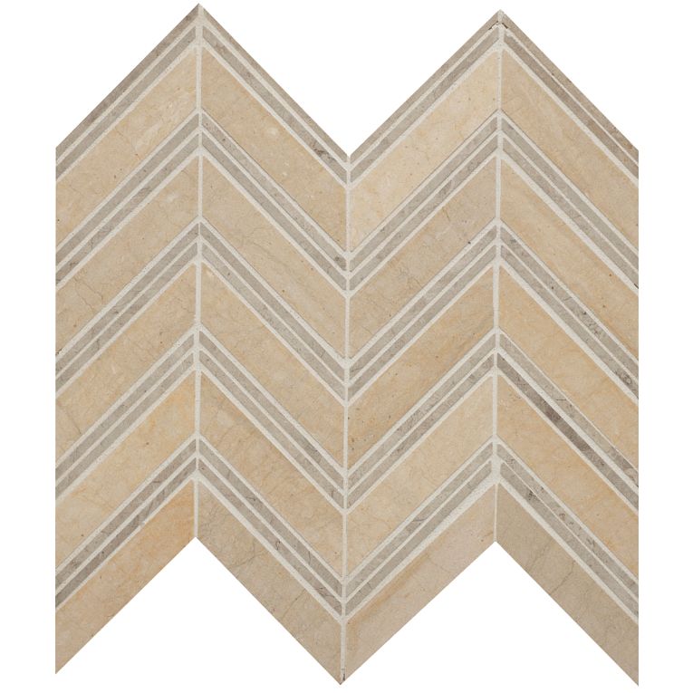 MAGMA Store & ServicesARIZONA TILE Chevron Marble Tile Beige10.87 x 11.89 Mesh SheetHonedARIZONA TILE Chevron Marble Tile