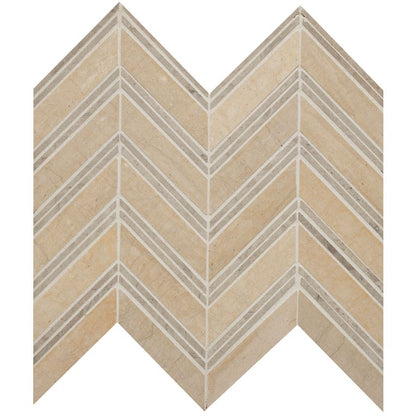 MAGMA Store & ServicesARIZONA TILE Chevron Marble Tile Beige10.87 x 11.89 Mesh SheetHonedARIZONA TILE Chevron Marble Tile