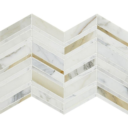 MAGMA Store & ServicesARIZONA TILE Chevron Marble Tile Calacatta16 x 10-3/8 Mesh SheetPolishedARIZONA TILE Chevron Marble Tile