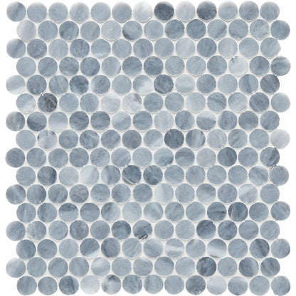 MAGMA Store & ServicesARIZONA TILE Cs-deep Blue Marble Tile Penny Round MeshARIZONA TILE Cs-deep Blue Marble Tile