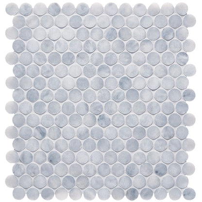 MAGMA Store & ServicesARIZONA TILE Cs-sky Blue Marble Tile Penny Round MeshARIZONA TILE Cs-sky Blue Marble Tile