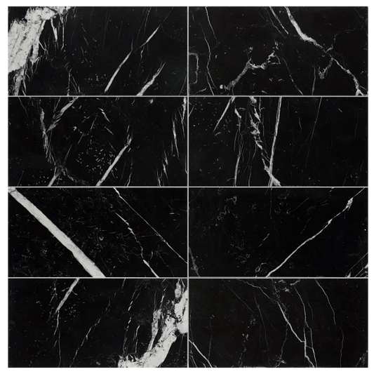 MAGMA Store & ServicesARIZONA TILE Negro Marquina Marble Tile 12 x 24 ARIZONA TILE Negro Marquina Marble Tile 12 x 24