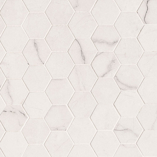 Brighton Grey 2x2 Hexagon Matte MSI Tiles