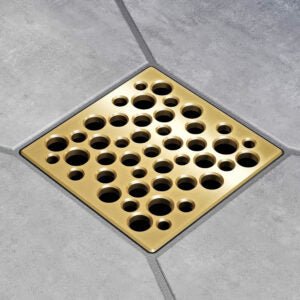 Ebbe ProBUBBLES Pro Drain Cover Brushed GoldBUBBLES Pro Drain Cover
