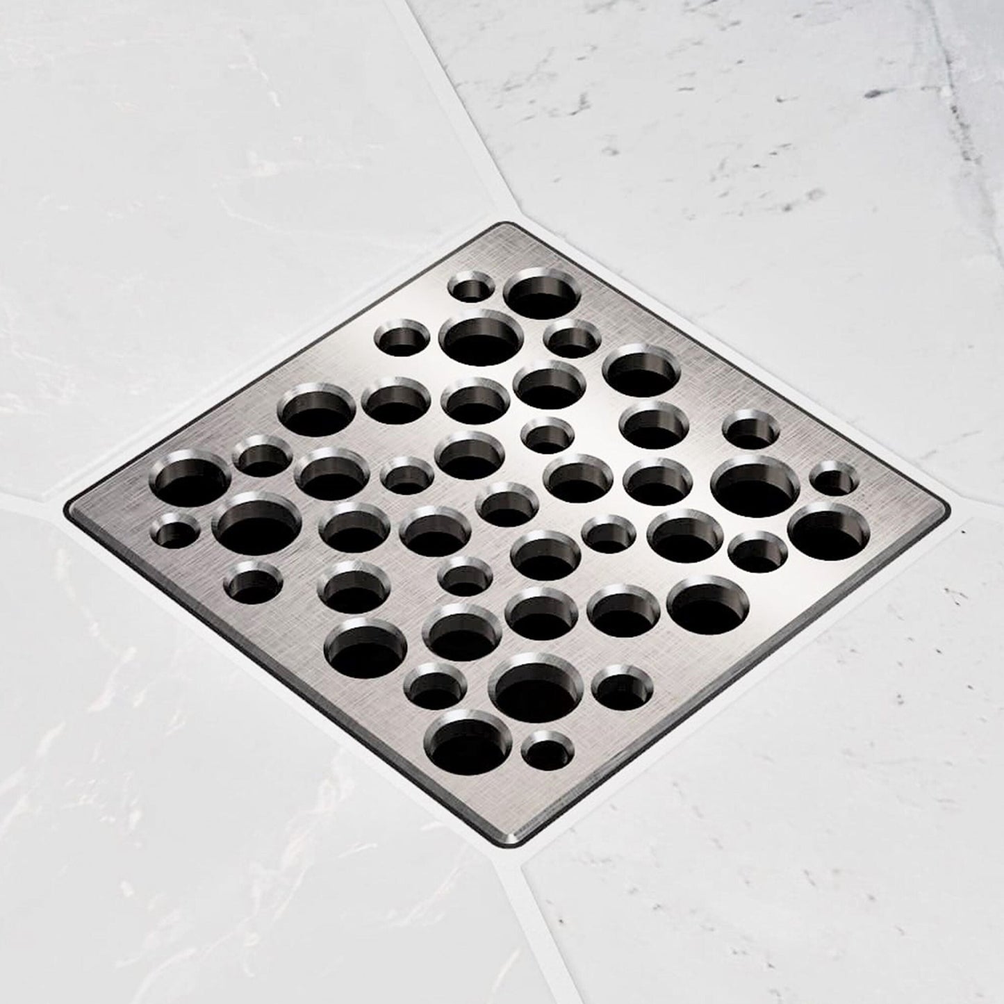 Ebbe ProBUBBLES Pro Drain Cover Brushed NickelBUBBLES Pro Drain Cover