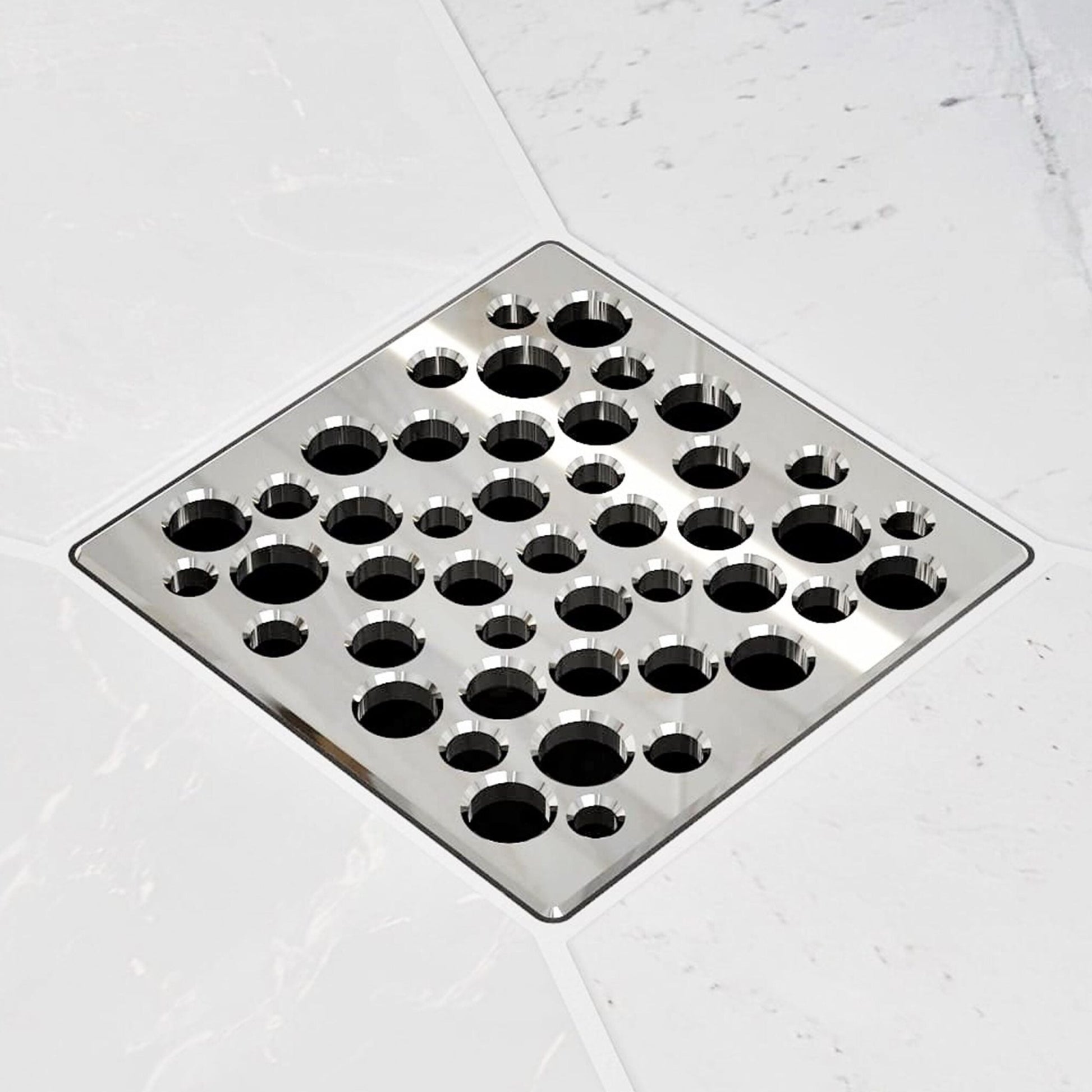 Ebbe ProBUBBLES Pro Drain Cover Polished ChromeBUBBLES Pro Drain Cover