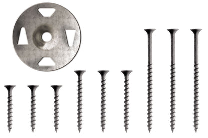 SCHLUTER SYSTEMSSchluter®-KERDI-BOARD-ZS/-ZT Screws and washers for fastening KERDI-BOARD panels to stud framing 41 mm (1-5/8")200Schluter®-KERDI-BOARD-ZS/-ZT Screws and washers for fastening KERDI-BOARD panels to stud framing