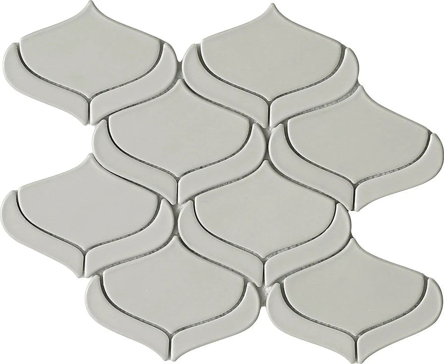 Emser TileEMSER TILE Mythos Arabesque on Mesh, Ceramic Mosaic Gray11" X 12"EMSER TILE Mythos Arabesque on Mesh, Ceramic Mosaic