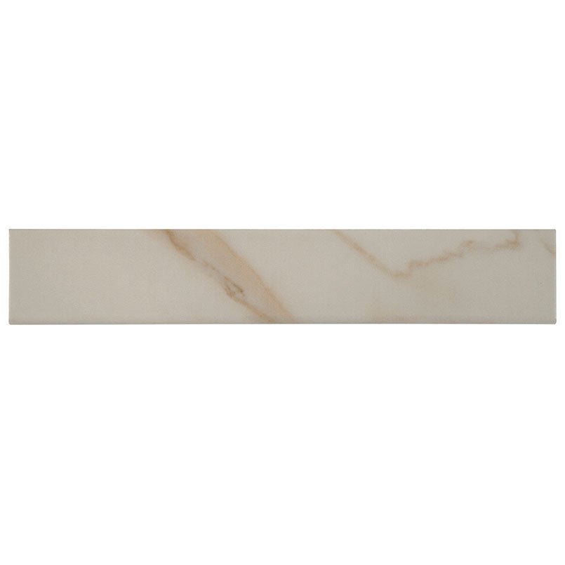 MSIAdella Calacatta 3x18 Bullnose MSI Tiles Adella Calacatta 3x18 Bullnose MSI Tiles