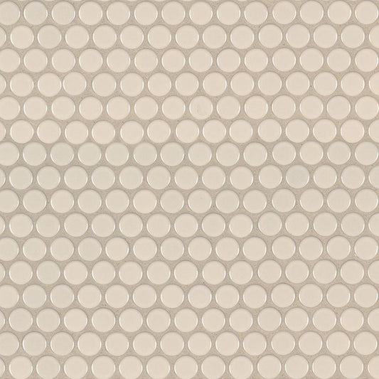 MSIAlmond Glossy Penny Round Mosaic Msi Tiles Almond Glossy Penny Round Mosaic Msi Tiles