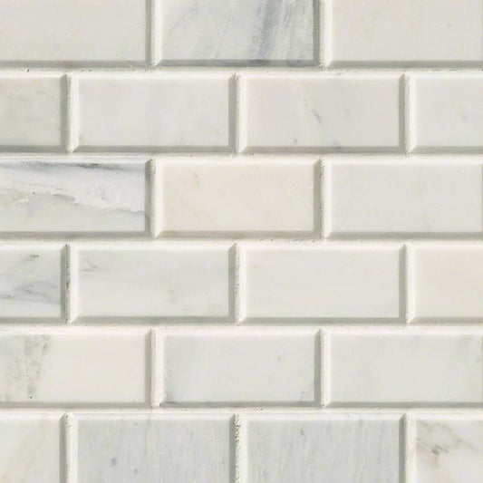 MSIArabescato Carrara 2x4 Mosaic MSI Tiles Arabescato Carrara 2x4 Mosaic MSI Tiles