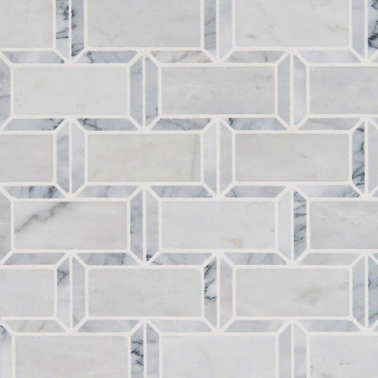 MSIArabescato Carrara Framework Mosaic MSI Tiles Arabescato Carrara Framework Mosaic MSI Tiles