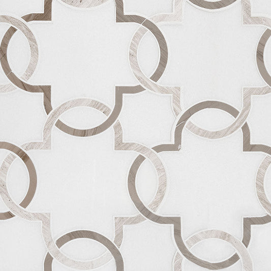 MSIBianco Quatrefoil Polished MSI Tiles Bianco Quatrefoil Polished MSI Tiles