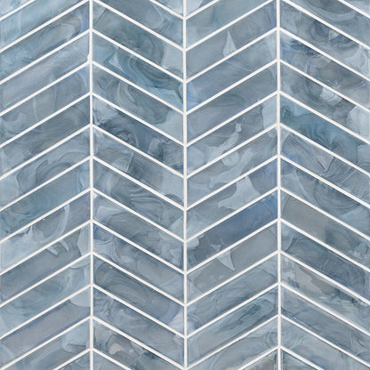 MSIBlue Shimmer Chevron MSI Tiles Blue Shimmer Chevron MSI Tiles