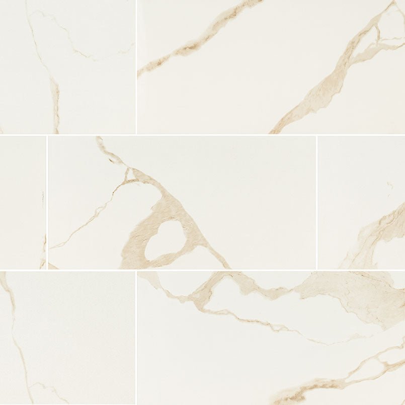 MSICalacatta Porcelain 24x48 Polished Msi Tile 0.39 Thickness Calacatta Porcelain 24x48 Polished Msi Tile 0.39 Thickness