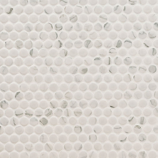 MSICarrara Penny Round Matte Msi Tiles Carrara Penny Round Matte Msi Tiles