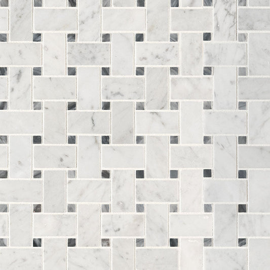 MSICarrara White Basketweave Honed MSI Tiles Carrara White Basketweave Honed MSI Tiles