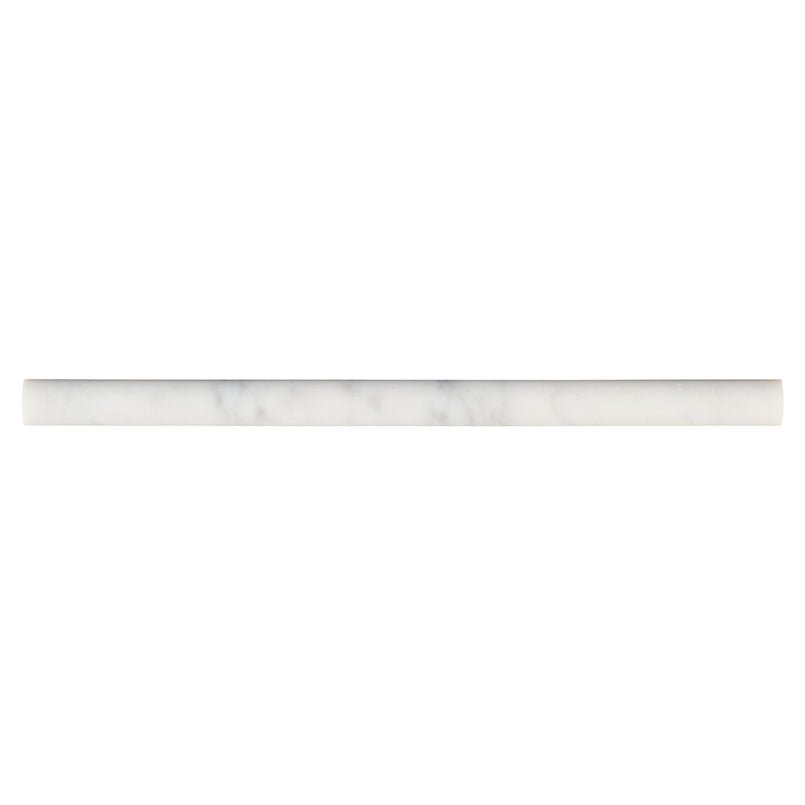 MSICarrara White Pencil Molding Honed MSI Tiles Carrara White Pencil Molding Honed MSI Tiles