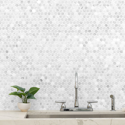 MSICarrara White Round Pattern Honed MSI Tiles Carrara White Round Pattern Honed MSI Tiles