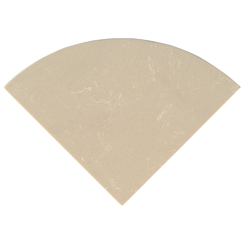 MSIEngineered Beige Marble 18" Radius Seat MSI Tiles Engineered Beige Marble 18" Radius Seat MSI Tiles