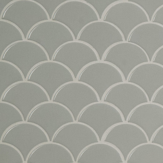 MSIGray Scallop Glossy 6mm MSI Tiles Gray Scallop Glossy 6mm MSI Tiles