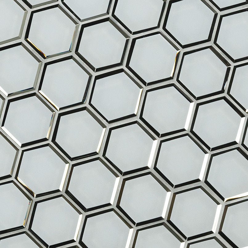 MSIIce Beveled 3" Hexagon MSI Tiles Ice Beveled 3" Hexagon MSI Tiles