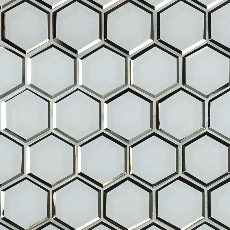 MSIIce Beveled 3" Hexagon MSI Tiles Ice Beveled 3" Hexagon MSI Tiles