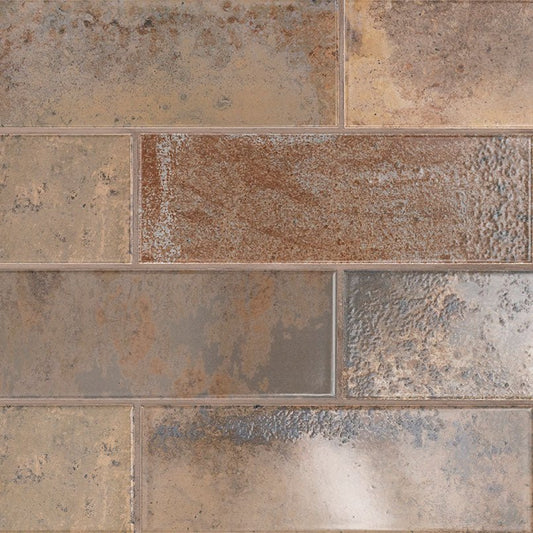 MSIMarza Rust 4x12 Glossy MSI Tiles Marza Rust 4x12 Glossy MSI Tiles