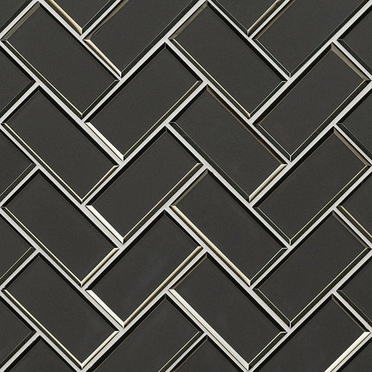 MSIMetallic Gray Bevel Herringbone MSI Tiles Metallic Gray Bevel Herringbone MSI Tiles