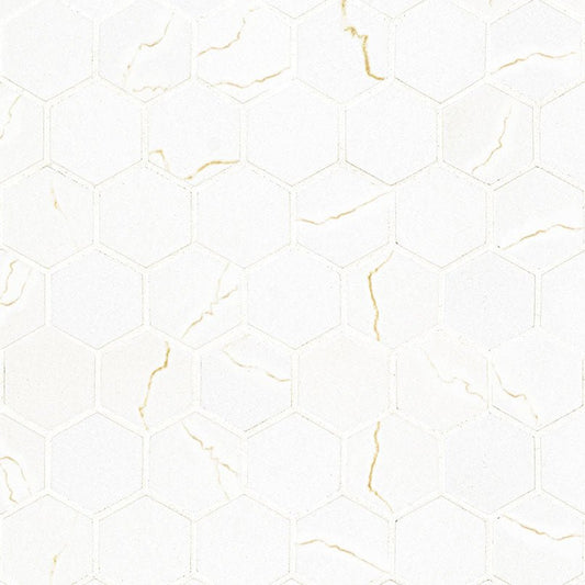 MSIMiraggio Gold 2x2 Hexagon Bullnose MSI Tiles Miraggio Gold 2x2 Hexagon Bullnose MSI Tiles