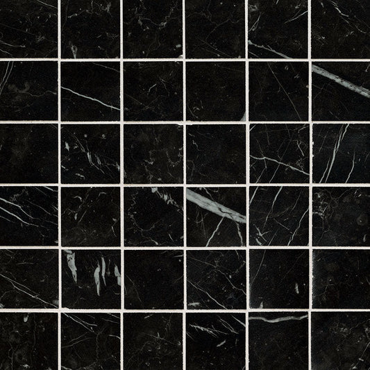 MSIRegallo Marquina Noir 2x2 Mosaic MSI Tiles Regallo Marquina Noir 2x2 Mosaic MSI Tiles