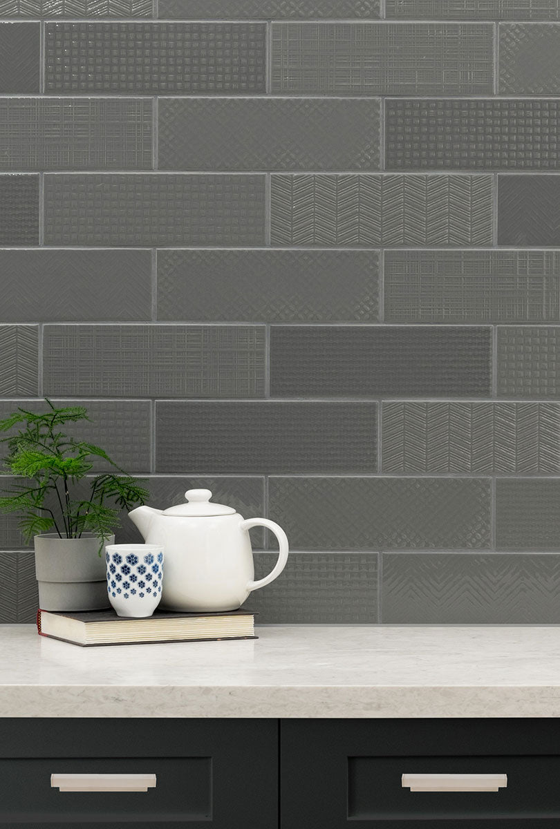 MSIUrbano Graphite 3d Mix 4x12 Msi Tiles Urbano Graphite 3d Mix 4x12 Msi Tiles