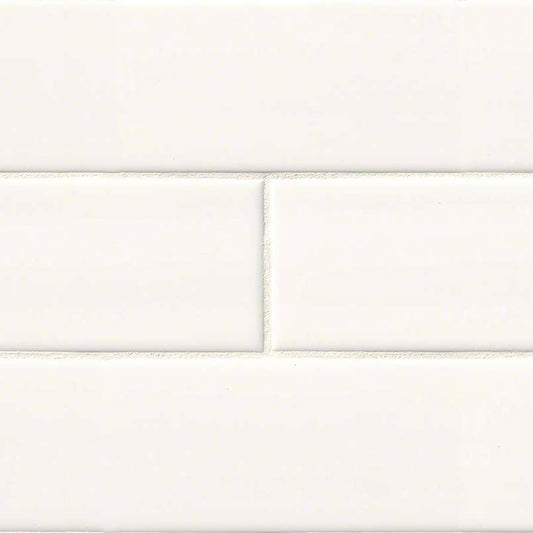 MSIWhite Glossy 4x12 MSI Tiles White Glossy 4x12 MSI Tiles