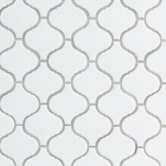 MSIWhite Glossy Arabesque 6mm Msi Tiles White Glossy Arabesque 6mm Msi Tiles